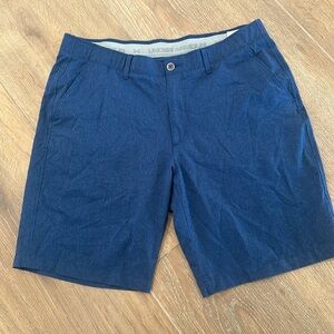 Under Armour men's shorts. Heat gear. Size 38. Color navy.
